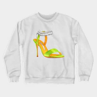 Women's Green Parinasan Crewneck Sweatshirt